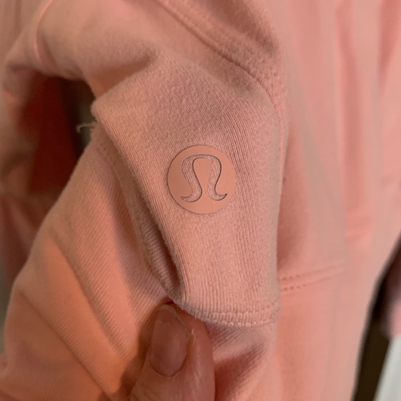 Lululemon Ready to Rulu Half-Zip Pullover, dew pink, size 10 - Picture 9 of 9